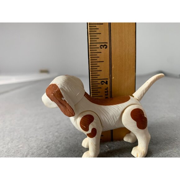 Mattel Barbie Vet 1996 Pet Doctor Brown & White Dog Puppy Spotted Figurine - Picture 6 of 9